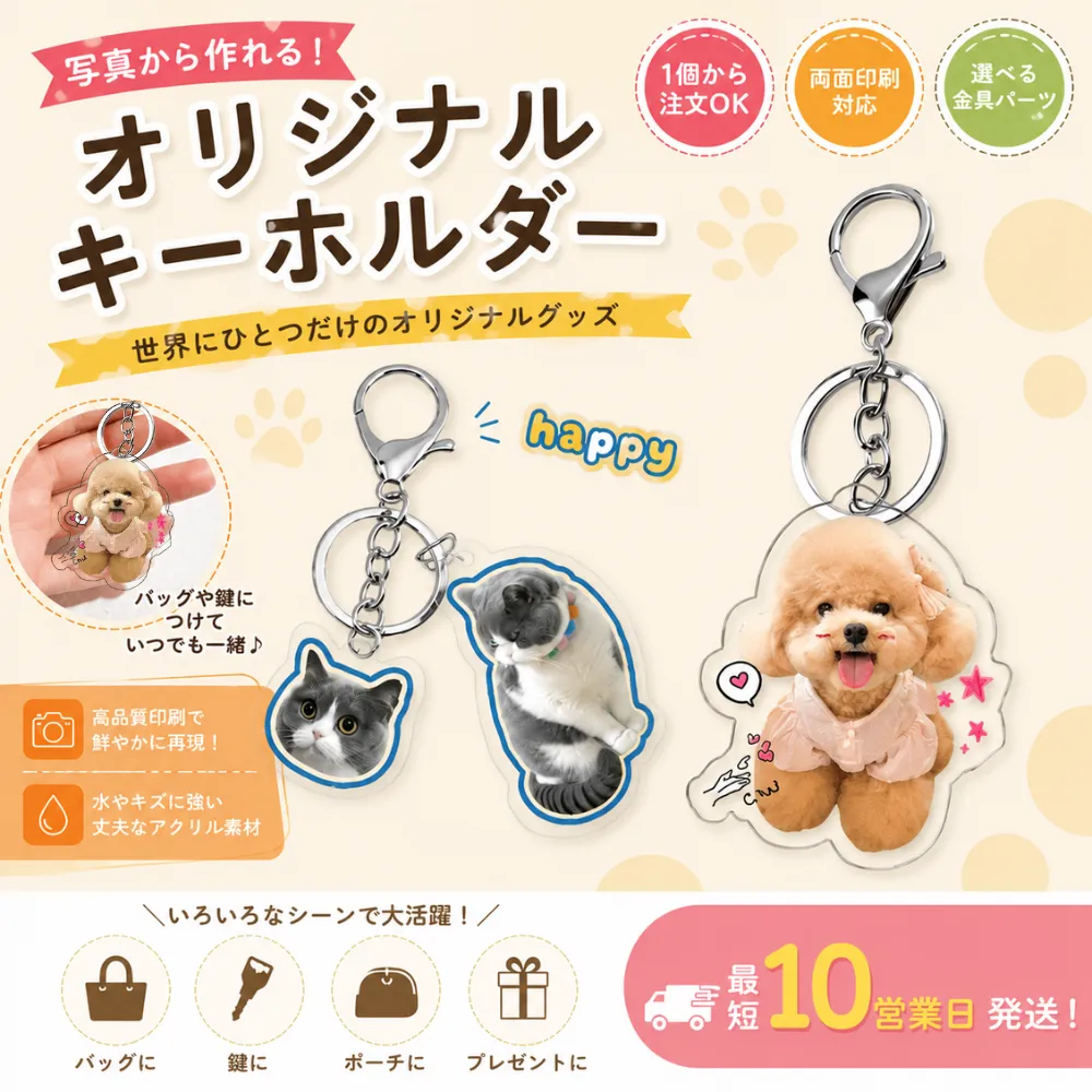 オリジナル アクリルキーホルダー