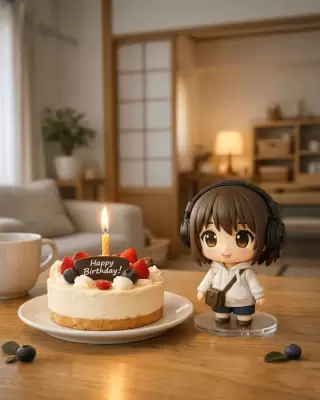誕生日のフィギュアイメージ
