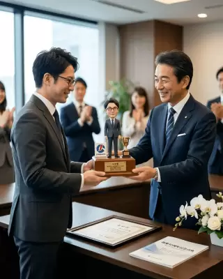 法人の記念品のフィギュアイメージ
