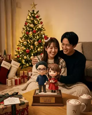 クリスマスのフィギュアイメージ