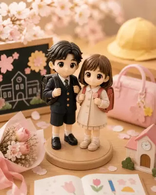 入学・入園のフィギュアイメージ