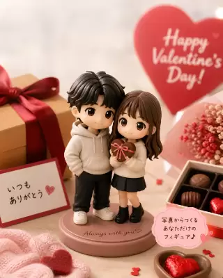 バレンタインのフィギュアイメージ