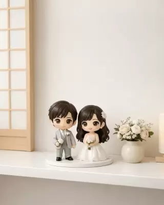 結婚記念日のフィギュアイメージ
