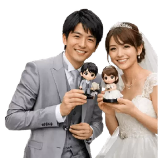 フルオーダーメイドのウェディング人形イメージ